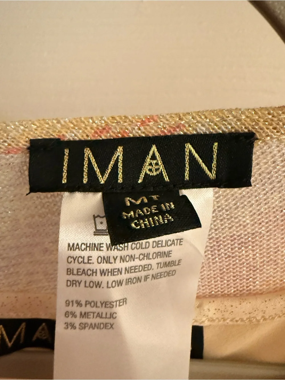 IMAN Pastel Yellow Multicolor Kimono Cover
